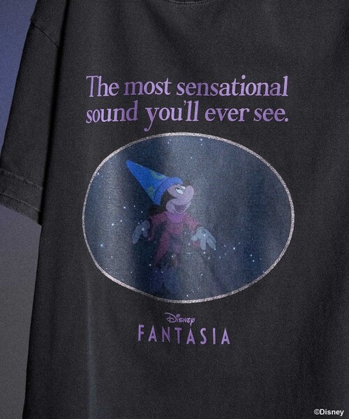FREAK'S STORE（フリークスストア） tシャツ 「DISNEY FANTASIA」 箔
