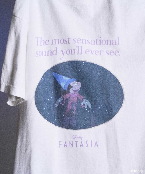 FREAK'S STORE tシャツ 「DISNEY FANTASIA」 箔フロントプリント