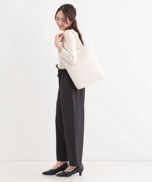 SHOO・LA・RUE トートバッグ 「A4」一枚革風カクシボトートバッグ