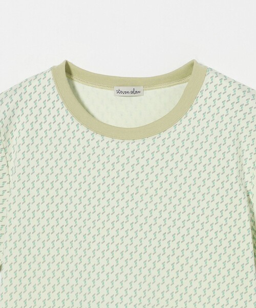 tシャツ 「Steven Alan」プリント Tシャツ レディース STEVEN ALAN tシャツ 「Steven Alan」プリント Tシャツ