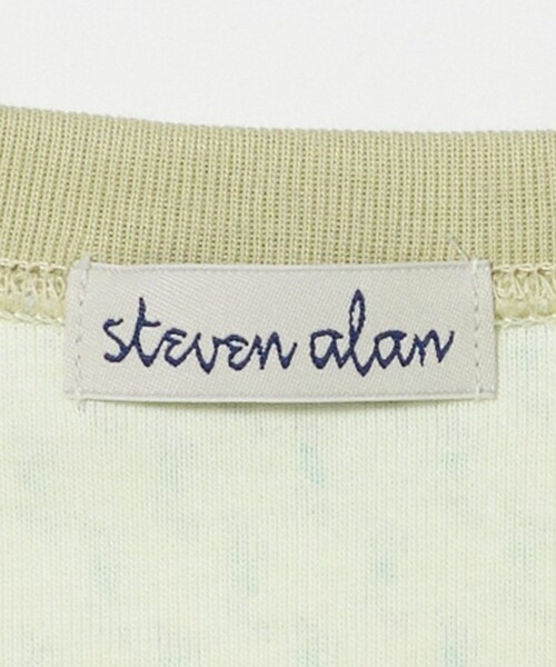 tシャツ 「Steven Alan」プリント Tシャツ レディース STEVEN ALAN tシャツ 「Steven Alan」プリント Tシャツ