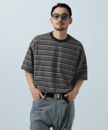 tシャツ ジャガードボーダー半袖Tシャツ メンズ｜ZOZOTOWN Yahoo!店