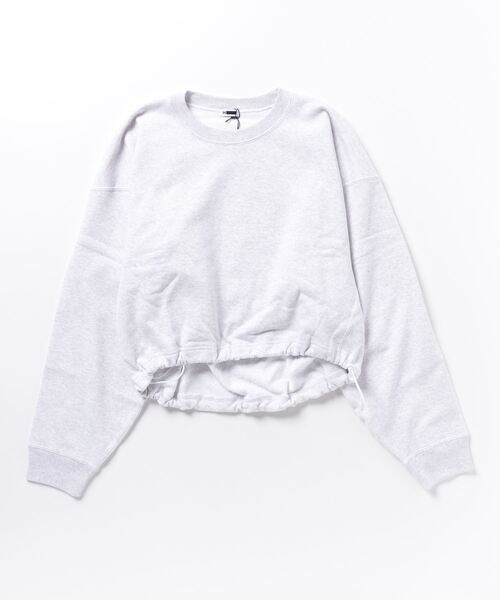 「H　BEAUTY&YOUTH UNITED ARROWS」 スウェットカットソー FREE ライトグレー レディース