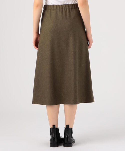 「MACPHEE」 フレアスカート 36 ネイビー レディース_画像5