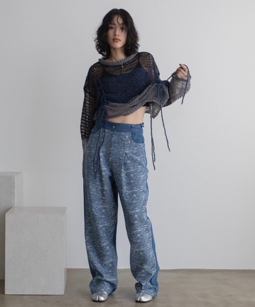 [VACANCY] Denim брюки LARGE голубой женский 
