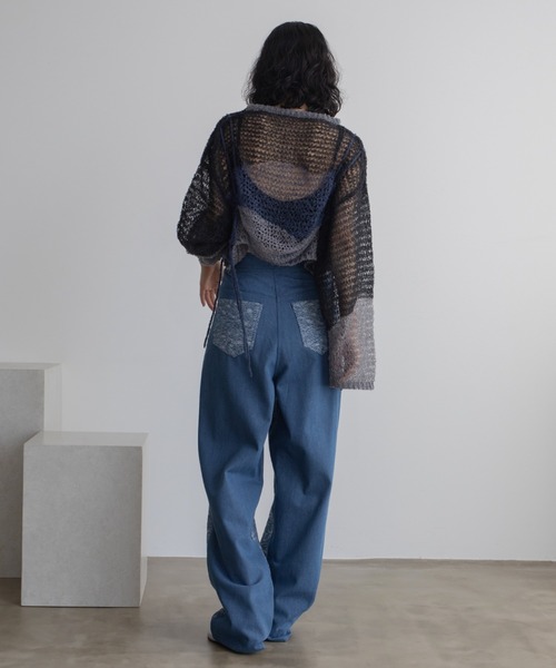 [VACANCY] Denim брюки LARGE голубой женский 