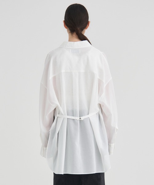 RITAN（リタン） ブラウス シャツ 「RITAN/リタン」Sheer Over Shirt 