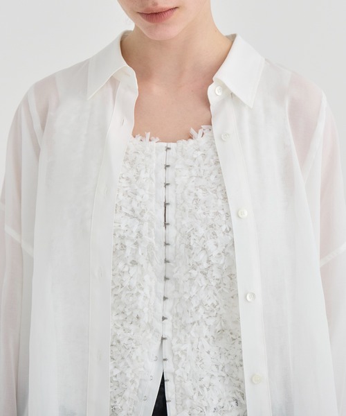 RITAN（リタン） ブラウス シャツ 「RITAN/リタン」Sheer Over Shirt