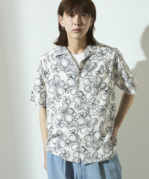 希少柄！[60s PIRGRIM] 総柄　オープンカラーシャツ wau252001zf1e4.jpg