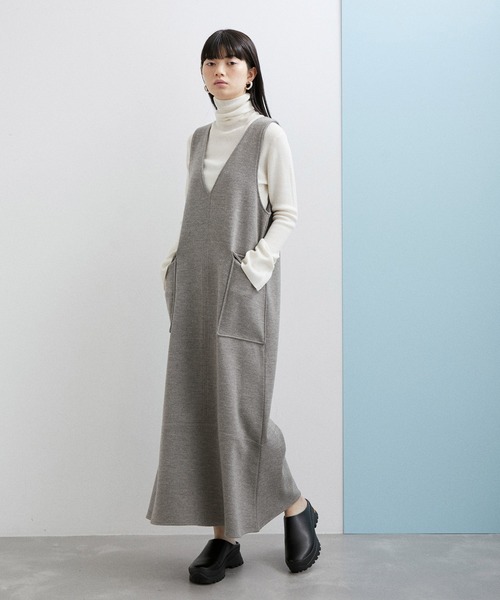 ADAM ET ROPE' グレー サロペット サイズF ADAM ET ROPE グレー サロペット サイズF