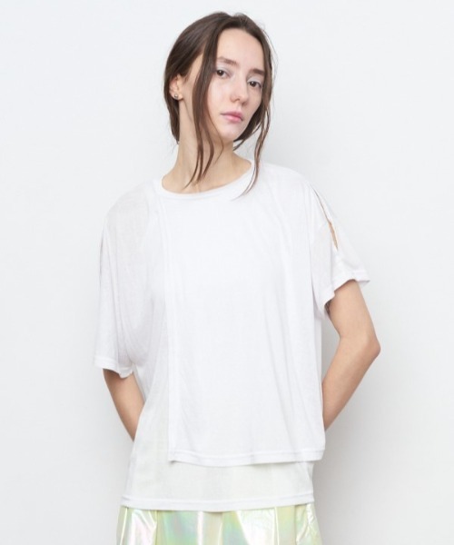 tシャツ fluffy CS フラフィーカットソー レディース Muel Chic tシャツ fluffy CS フラフィーカットソー レディース