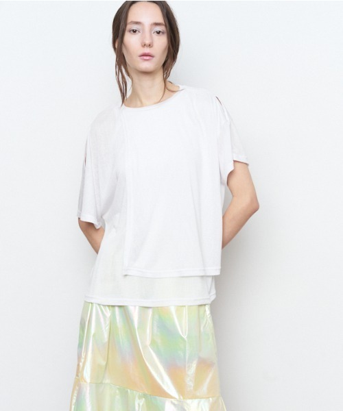 tシャツ fluffy CS フラフィーカットソー レディース Muel Chic tシャツ fluffy CS フラフィーカットソー レディース