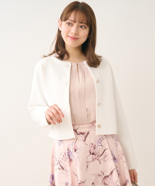 「LAISSE PASSE」 カーディガン MEDIUM アイボリー レディース