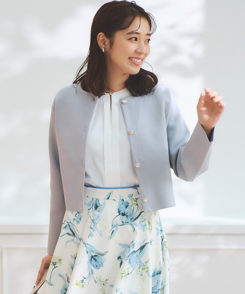 「LAISSE PASSE」 カーディガン MEDIUM アイボリー レディース LAISSE PASSE 「LAISSE PASSE」 カーディガン MEDIUM アイボリー