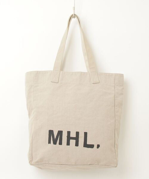 MHL トートバッグ MHL. 「MHL.」 トートバッグ - ベージュ レディース : ZOZOTOWN