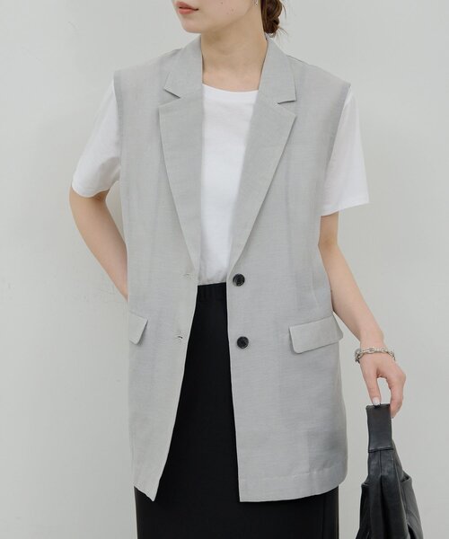 GALLARDAGALANTE ベスト ジレ 「同素材アイテムあり