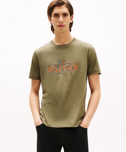 tシャツ トロピカルフローラルヒルフィガーTシャツ メンズ | TOMMY HILFIGER
