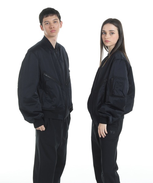 ジャケット・アウター Y-3 COLLARED BOMBER Y-3 - 【ラスト1点】 COLLARED BOMBER / ボンバージャケット