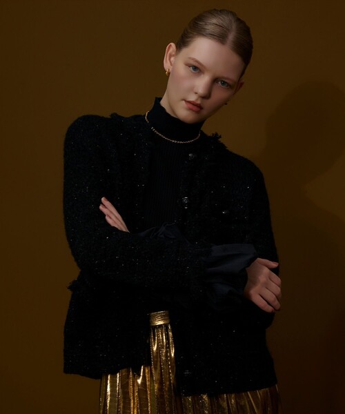 allureville（アルアバイル） ジャケット ノーカラージャケット