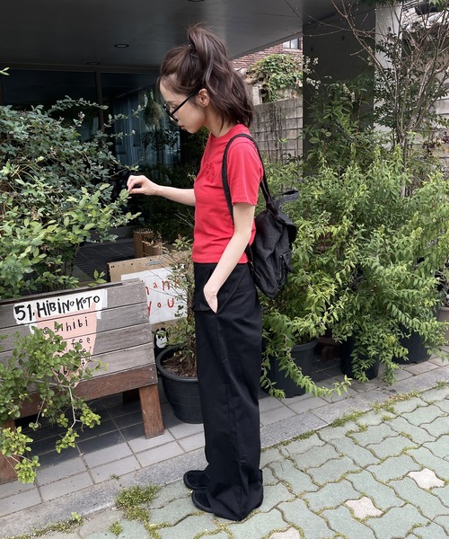 パンツ Yuuun GIUNON スラックス パンツ double tuck wide slacks / ダブルタック