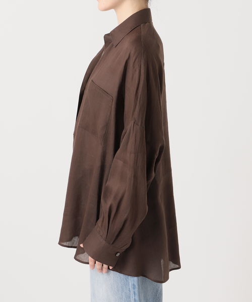 ブラウス シャツ RAMIE LYOCELL LOOSE シャツ レディース plage ブラウス シャツ RAMIE LYOCELL LOOSE レディース