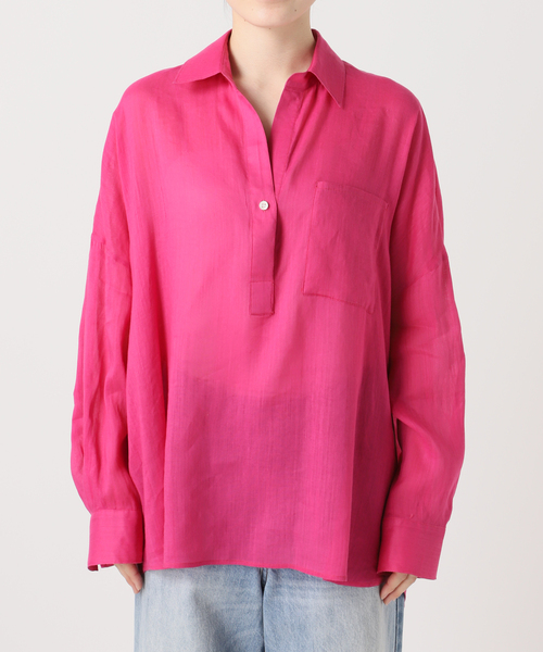 ブラウス シャツ RAMIE LYOCELL LOOSE シャツ レディース plage ブラウス シャツ RAMIE LYOCELL LOOSE レディース