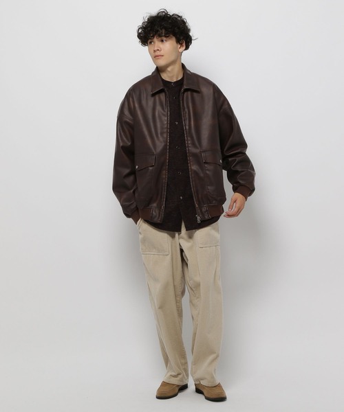 nico様 niko and…（ニコアンド） ジップアップブルゾン MEDIUM ブラウン