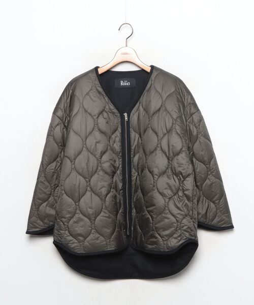 THE RERACS（ザ リラクス） 中綿ブルゾン FREE カーキ メンズ