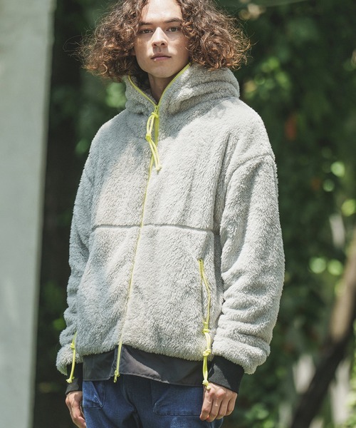 「CAMBIO」 ジップアップブルゾン M ダークグリーン メンズ_画像7