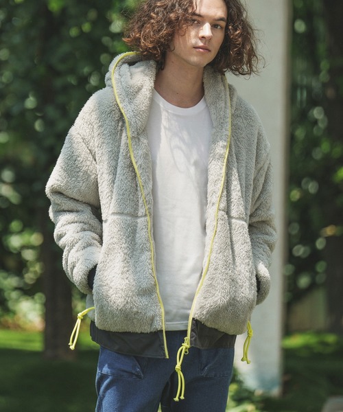 「CAMBIO」 ジップアップブルゾン M ダークグリーン メンズ_画像8