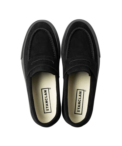 STANCLAN（スタンクラン） スリッポン 「STANCLAN」PENNY Suede Black