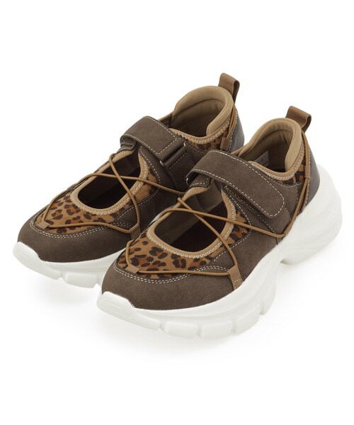 雑誌VERY掲載☆SORELメリージェーンスニーカー本日¥14500に値下げ中☆ ブラック リボン メリージェーン プラットフォーム スニーカー