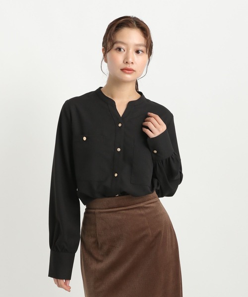 アンデミュウ　キンボタンサファリシャ　新品 Andemiu｜キンボタンサファリシャツ | Rakuten Fashion(楽天