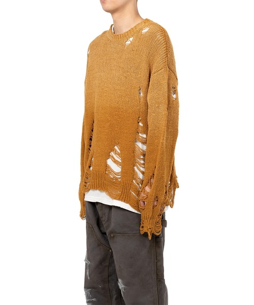 KAMIYA セーター ニット Sun Faded Like Knit Sweater メンズ