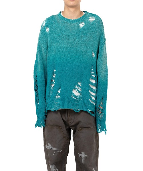 KAMIYA セーター ニット Sun Faded Like Knit Sweater メンズ 