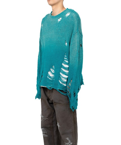 KAMIYA セーター ニット Sun Faded Like Knit Sweater メンズ