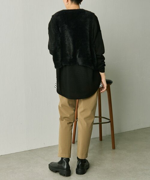 ear PAPILLONNER フード付きコートSUM1 STYLE クーポン】【セール 65%OFF】【ear PAPILLONNER】ハーフコート