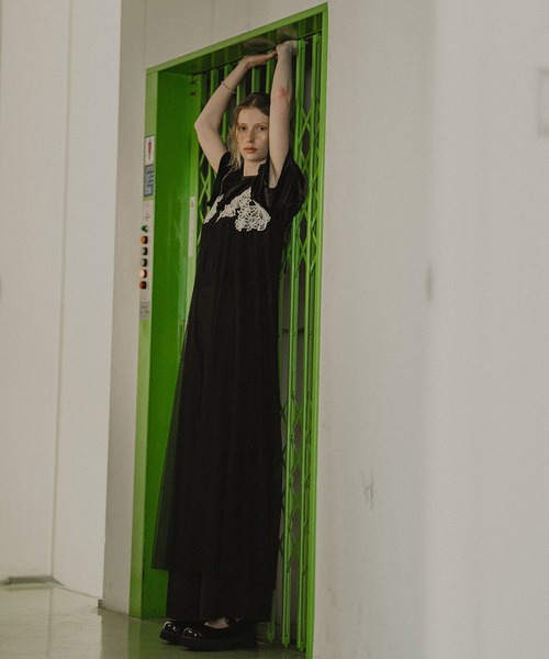 et.UNiVER パンツドレス Layered velor dress : ZOZOTOWN Yahoo!店