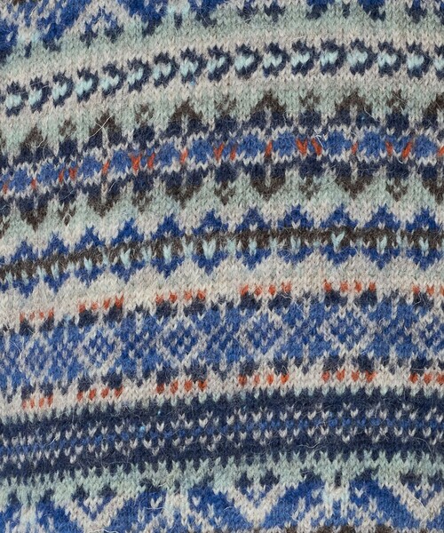 LOEFF（ロエフ） ニット セーター 「LOEFF」ブルーバード ジャガード