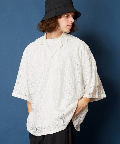 「MEMENTISM」 「unrelaxing」半袖シャツ FREE スミクロ メンズ_画像3