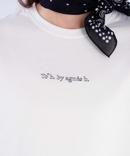 To b. by agne's b コットン ロングスリーブ Tシャツ To b. by agnes tシャツ コットン ロングスリーブ Tシャツ レディース