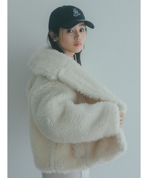SNIDEL（スナイデル） ムートンコート ボアコート ボアショートコート