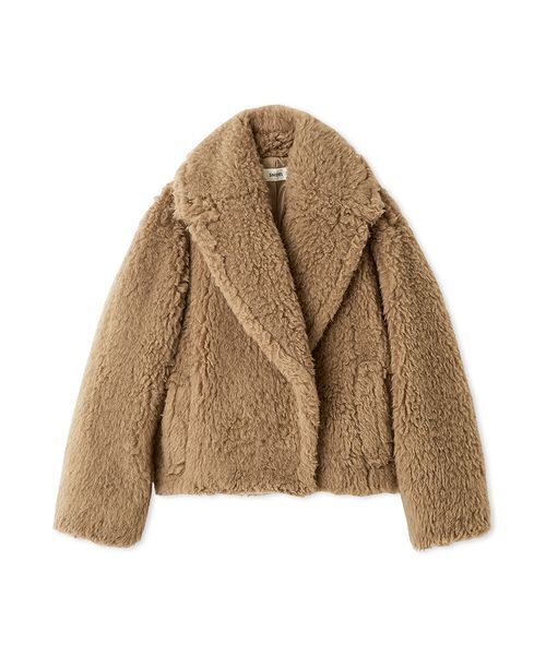 SNIDEL ボアショートコート ボアショートコート【カンヘウォン着用】(コート)｜アウター｜SNIDEL
