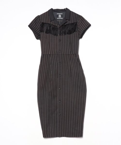 PAMEO POSE（パメオ ポーズ） シャツワンピース FREE ブラック