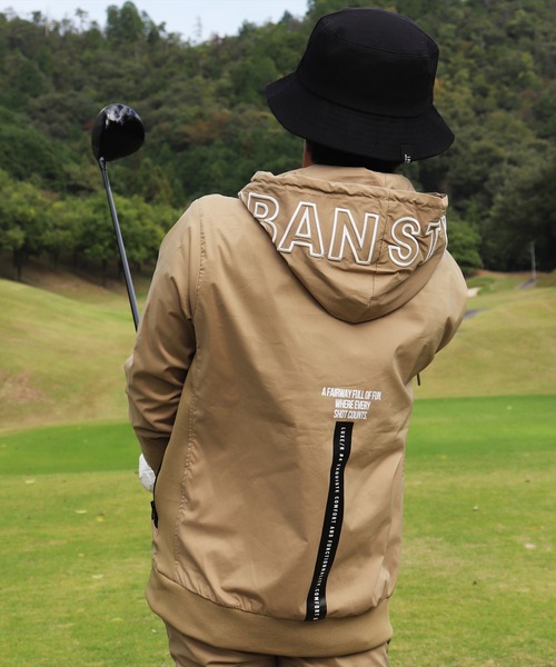 パーカー (RM)「LUXE/R GOLF」ストレッチ クロス ジップパーカー