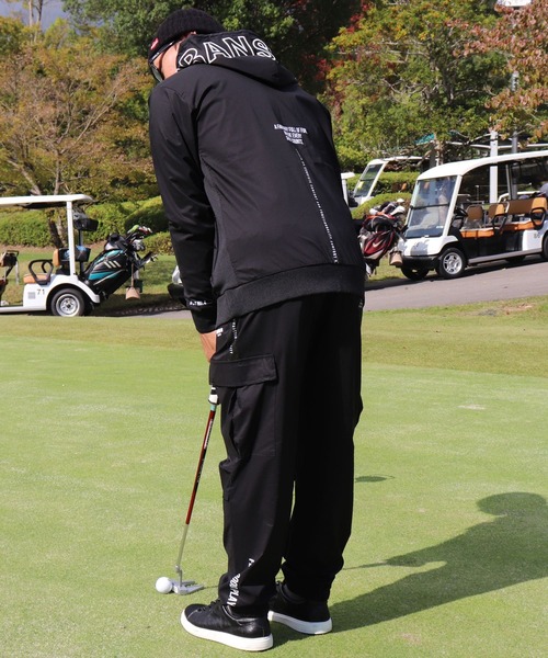 パーカー (RM)「LUXE/R GOLF」ストレッチ クロス ジップパーカー
