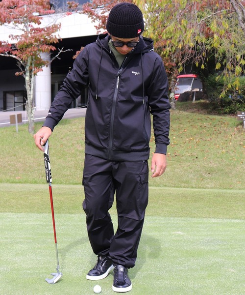 パーカー (RM)「LUXE/R GOLF」ストレッチ クロス ジップパーカー
