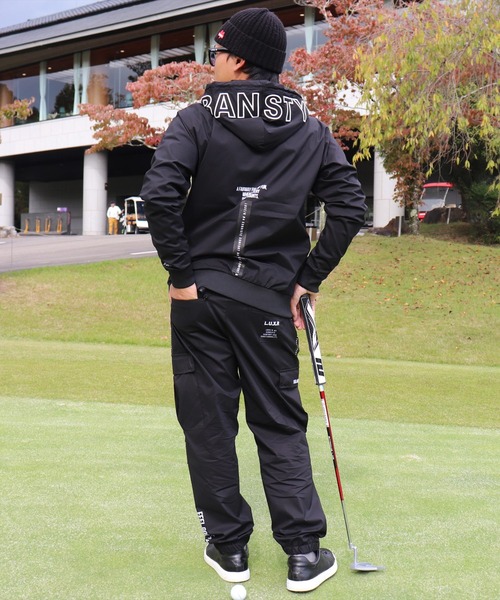 パーカー (RM)「LUXE/R GOLF」ストレッチ クロス ジップパーカー