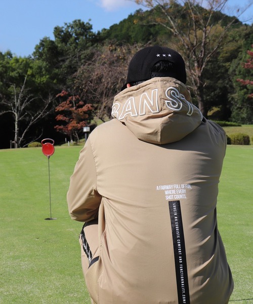 パーカー (RM)「LUXE/R GOLF」ストレッチ クロス ジップパーカー
