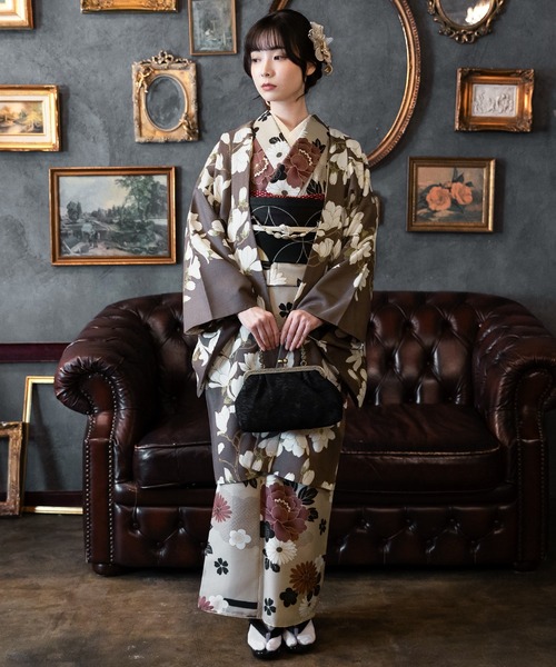 KIMONOMACHI 着物 レディース 洗える羽織 単品 2025-26 新作 Fサイズ